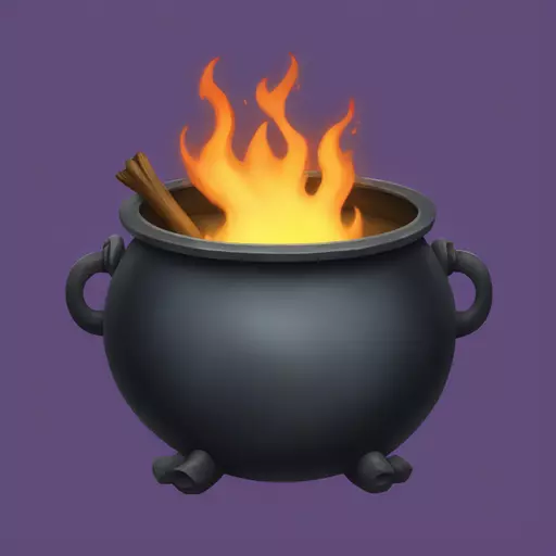 witch cauldron emoji