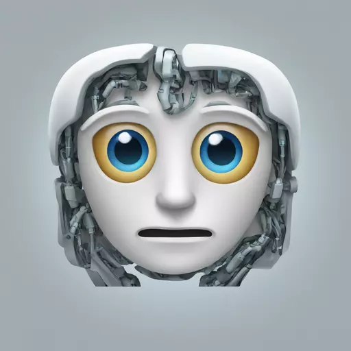 Artificial intelligence (AI) symbol emoji