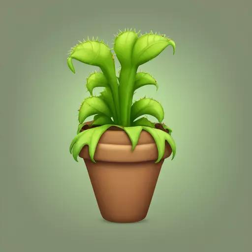 Venus flytrap emoji
