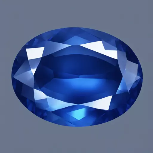 sapphire oval gem emoji
