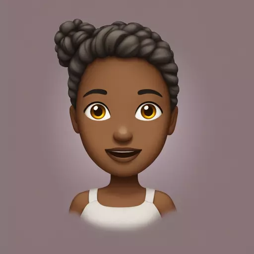 Girl afrcan emoji