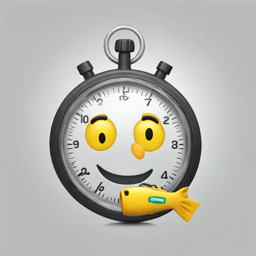 Please create a smiley with a whistle and stopwatch for swimming sports emoji