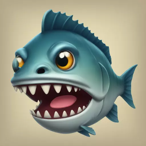 piranha emoji