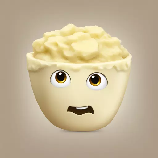 mashed potatoes emoji