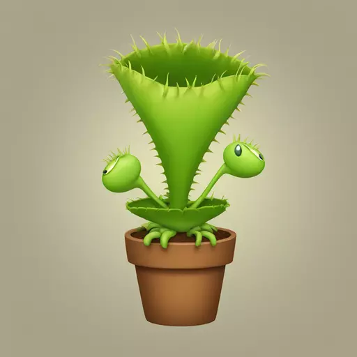 Venus flytrap emoji