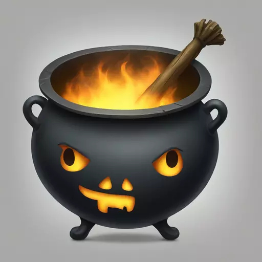 witch cauldron emoji