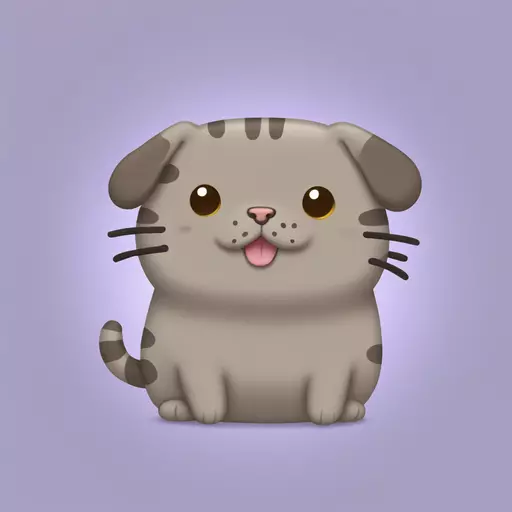 pusheen dog emoji