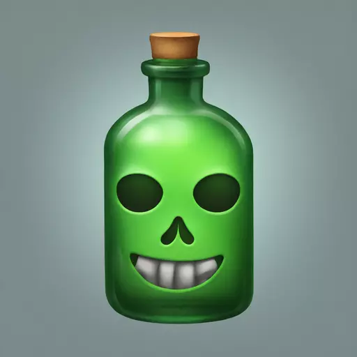 poison bottle emoji