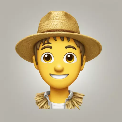 straw hat emoji