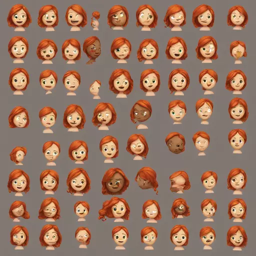 Pregnant redhead woman white skin emoji