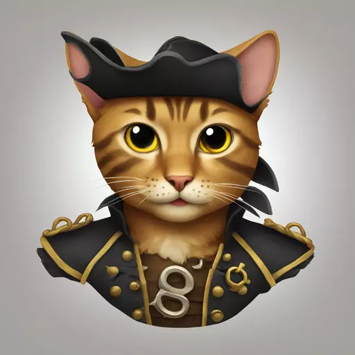 cat pirate emoji