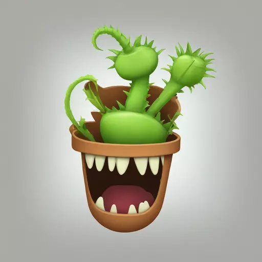 Venus flytrap emoji