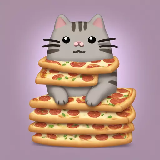 Pizze pusheen emoji