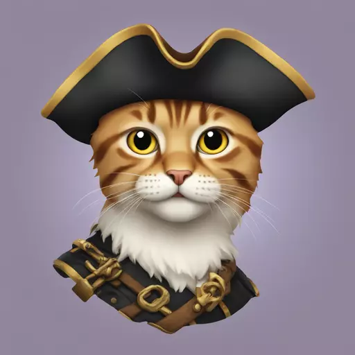 cat pirate emoji