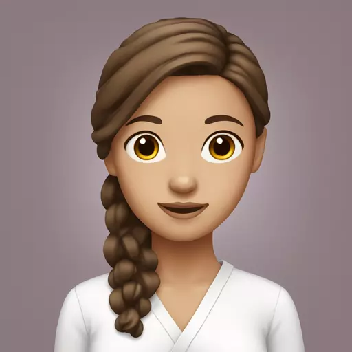 spa girl with brown hair  emoji