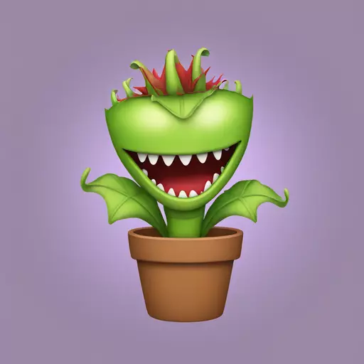 Venus flytrap emoji