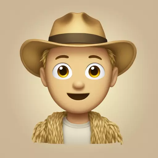straw hat emoji