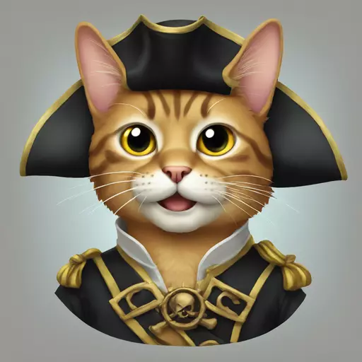 cat pirate emoji