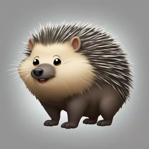 fat ass porcupine emoji