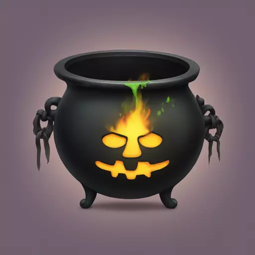 witch cauldron emoji