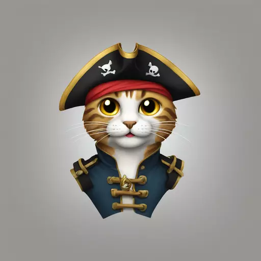 cat pirate emoji