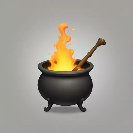 witch cauldron emoji