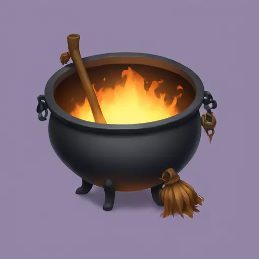 witch cauldron emoji