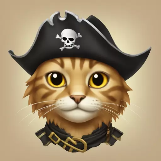 cat pirate emoji