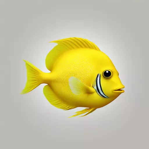 yellow tang emoji