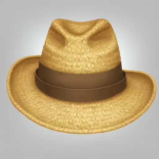 straw hat emoji