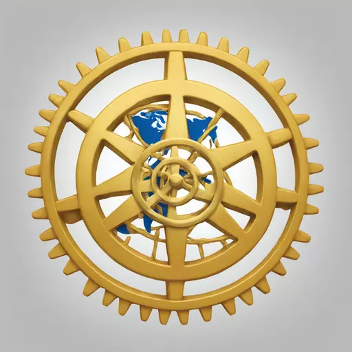 rotary international symbol emoji