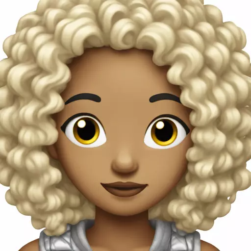 light-skinned type with black curls who is iced out emoji