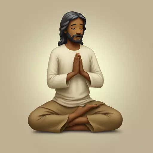 praying to jesus emoji