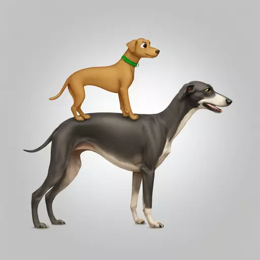 turtle with greyhound emoji