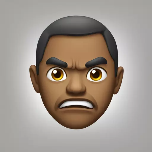 Angry urangutang emoji