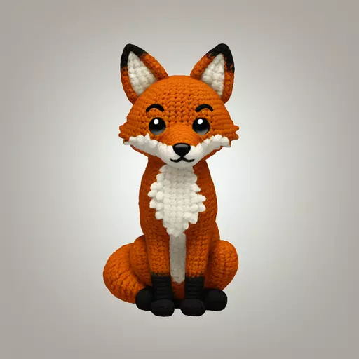fox crochet emoji