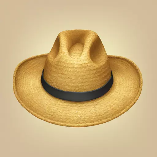 straw hat emoji