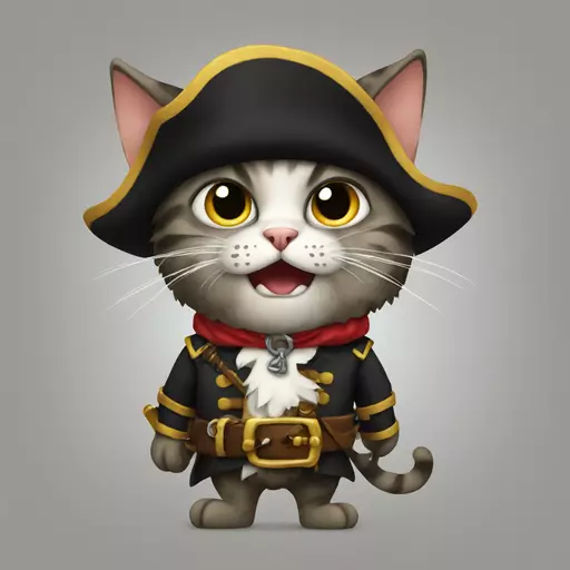 cat pirate emoji