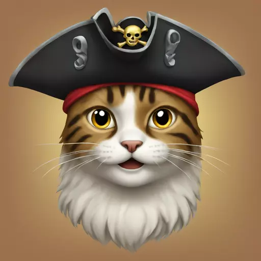 cat pirate emoji