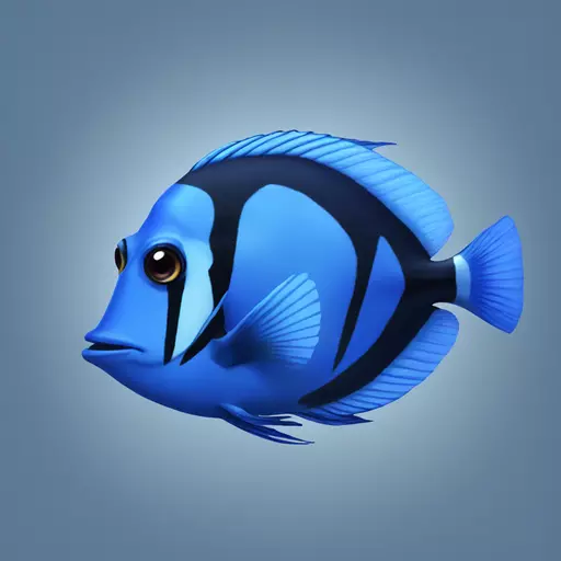 blue tang emoji