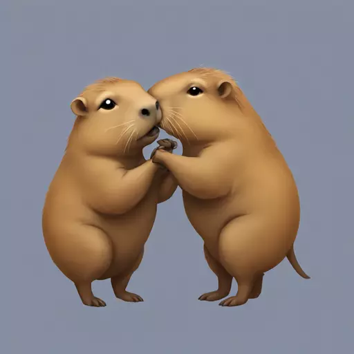 capybara kiss emoji