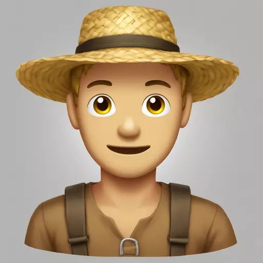 straw hat emoji