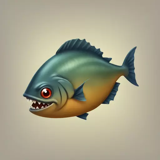 piranha emoji