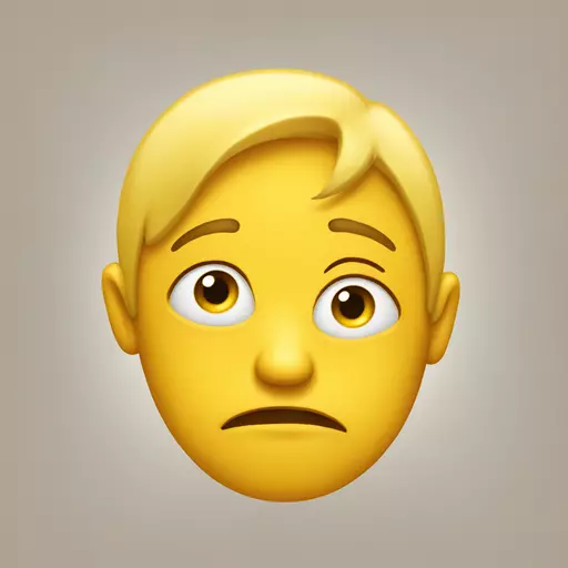 classic sad yellow emoji with big boobs emoji