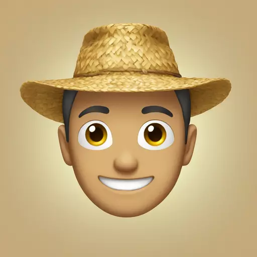 straw hat emoji