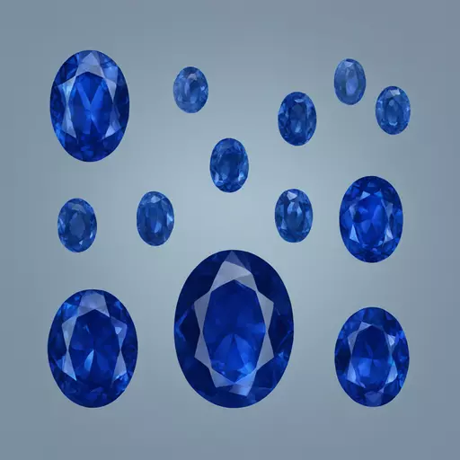 sapphire oval gem emoji