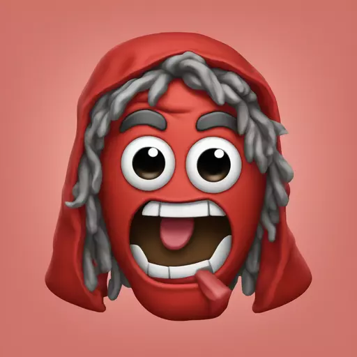  busta da lettera rossa con raffigurata una bomaba emoji