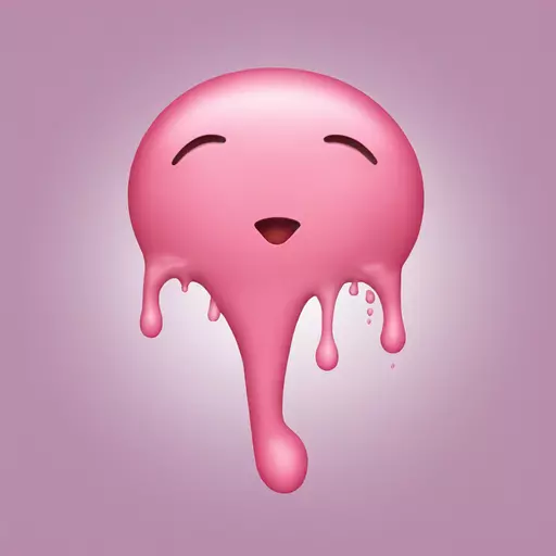 Vagina leaking cum emoji