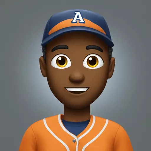can you make me an emoji that looks very nervous in a softball jersey  emoji