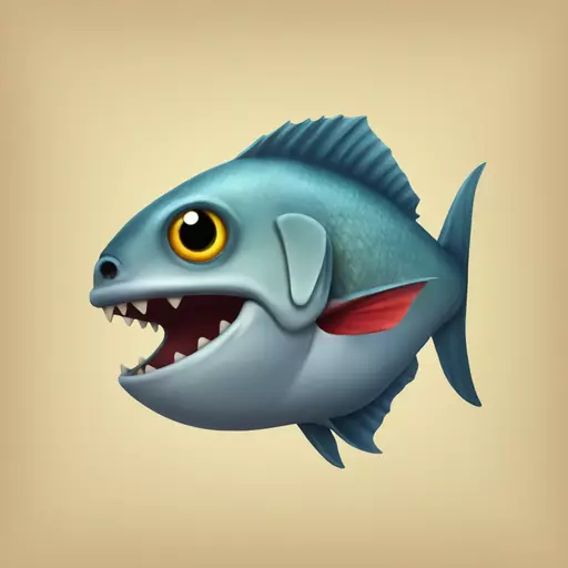 piranha emoji